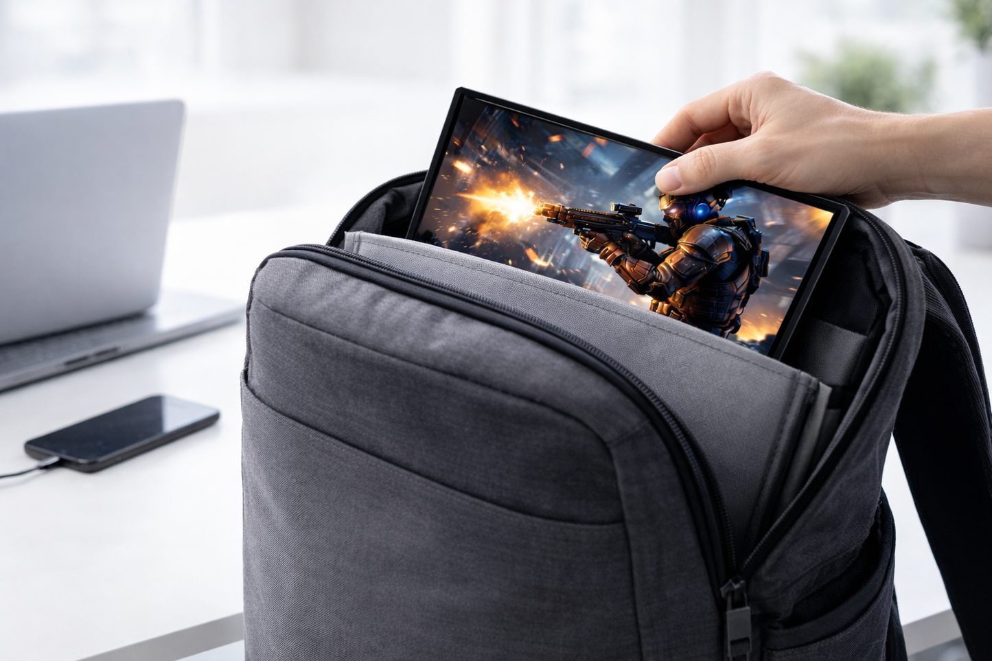 Écran portable 15,6” Tactile